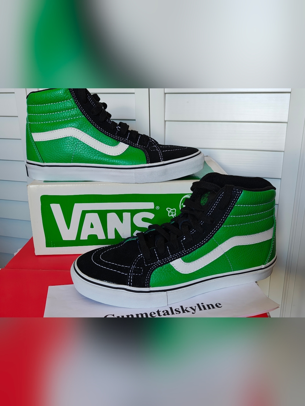 VANS SK8-HI VERT PRO JEFF GROSSO GREEN US 9 *Ships FAST* VN-0GYI0NU Supreme